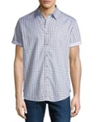 Men's Morales Check-print Short-sleeve