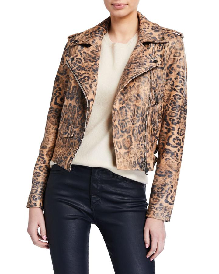 Francis Snake-print Leather