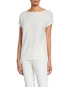 Textured Shirttail Pullover
