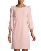 Ruffle-tiered Sleeve A-line Dress