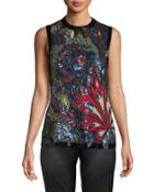 Sequin-embroidered
