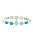 Rock Candy Wonderland 10-stone Bracelet In Blue