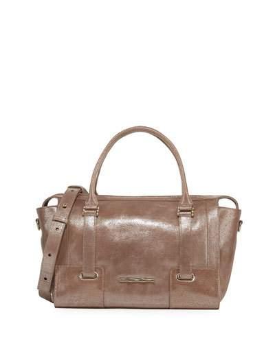 Ros Distressed Metallic Leather