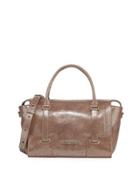 Ros Distressed Metallic Leather