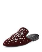 Flat Jeweled Velvet