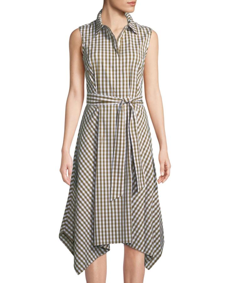 Nanette Gingham Sleeveless Handkerchief