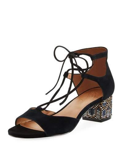 Bethany Suede Geometric