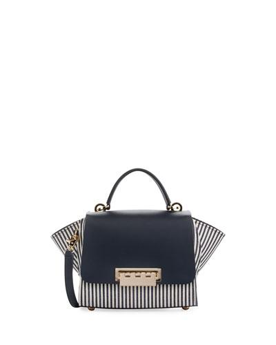Eartha Iconic Mini Striped Top Handle Bag