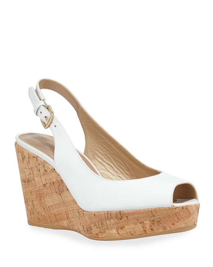 Jean Snake-print Cork Wedge Espadrilles