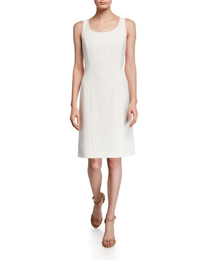 Seamed A-line Dress