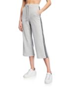 Imani Cropped Side-trim Pants