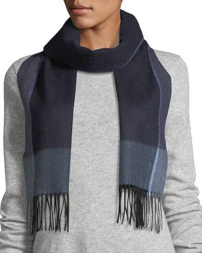 Cashmere Waterweave Herringbone Fringe