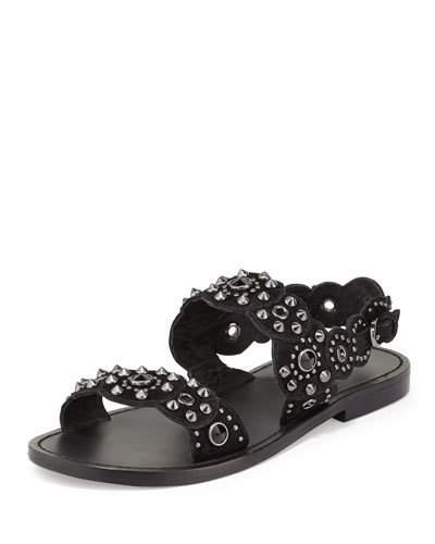 Mantra Embellished Suede