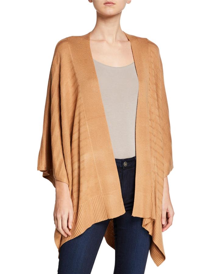 Novelty Ribbed Poncho