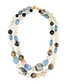 Double-layer Beaded Necklace,