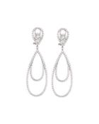 18k White Gold Diamond Fashion Earrings