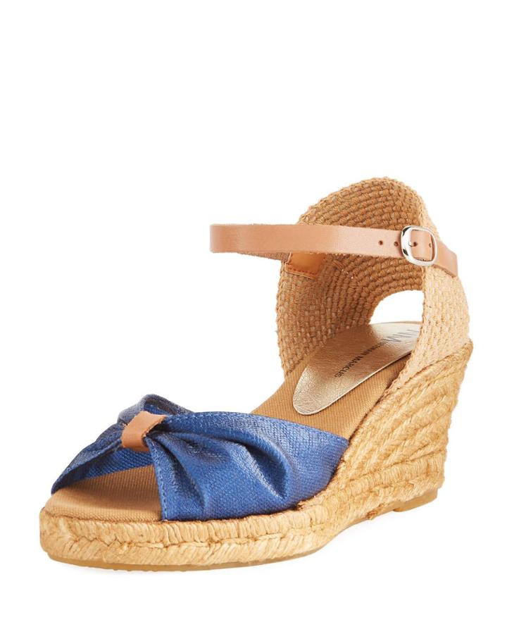 Tirana Canvas And Leather Espadrille