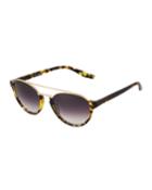 Boleyn Half-rim Acetate & Titanium