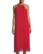 Chester Pleated Maxi Dress,