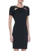 Short-sleeve Cutout Dress