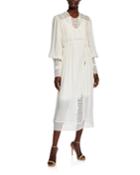 Resistance Smocked Dress With