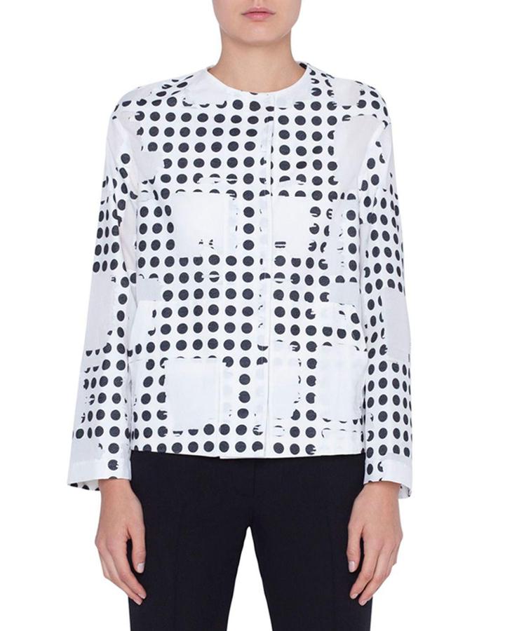 Window Dot Crewneck Jacket