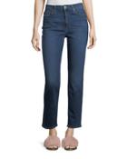 High-rise Slim/straight Ankle Jeans In Angelika