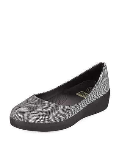 Suede Slip-on Ballerina