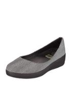 Suede Slip-on Ballerina
