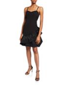 Taffeta Flounce Party Dress