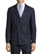 Double-breasted Two-piece Wool