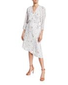 Acantha Floral-print Long-sleeve Wrap Dress