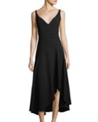 Susie Asymmetric-hem A-line Dress