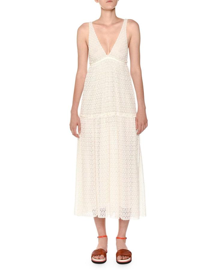 Deep-v Sleeveless Lace