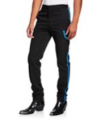 Men's Wool Scuba Pants W/ Contrast Trim