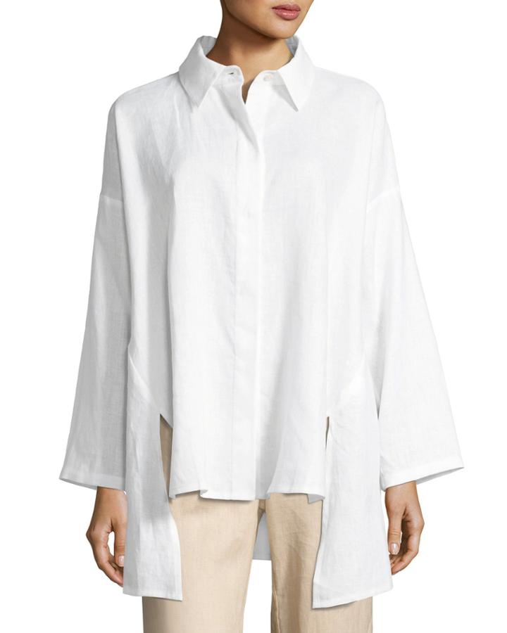 Petite Linen Oversized