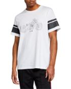 Men's Short-sleeve Moto Print T-shirt