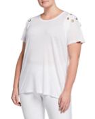 Plus Size Grommet Laced