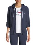 Waffle Hoodie With Adjustable