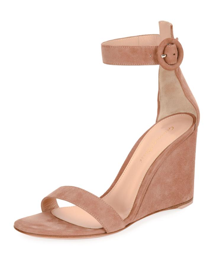 Portofino Suede Wedge