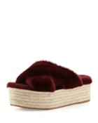 Shearling Crisscross