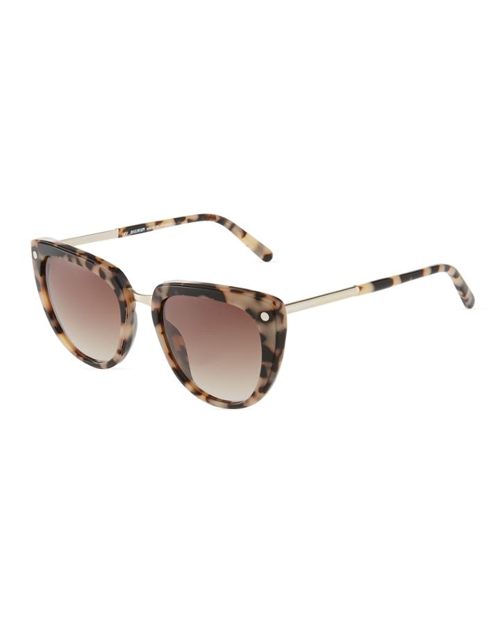 Oversized Cat-eye Tortoiseshell Acetate