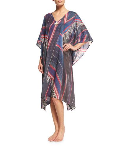 Sade V-neck Kaftan, Bengal