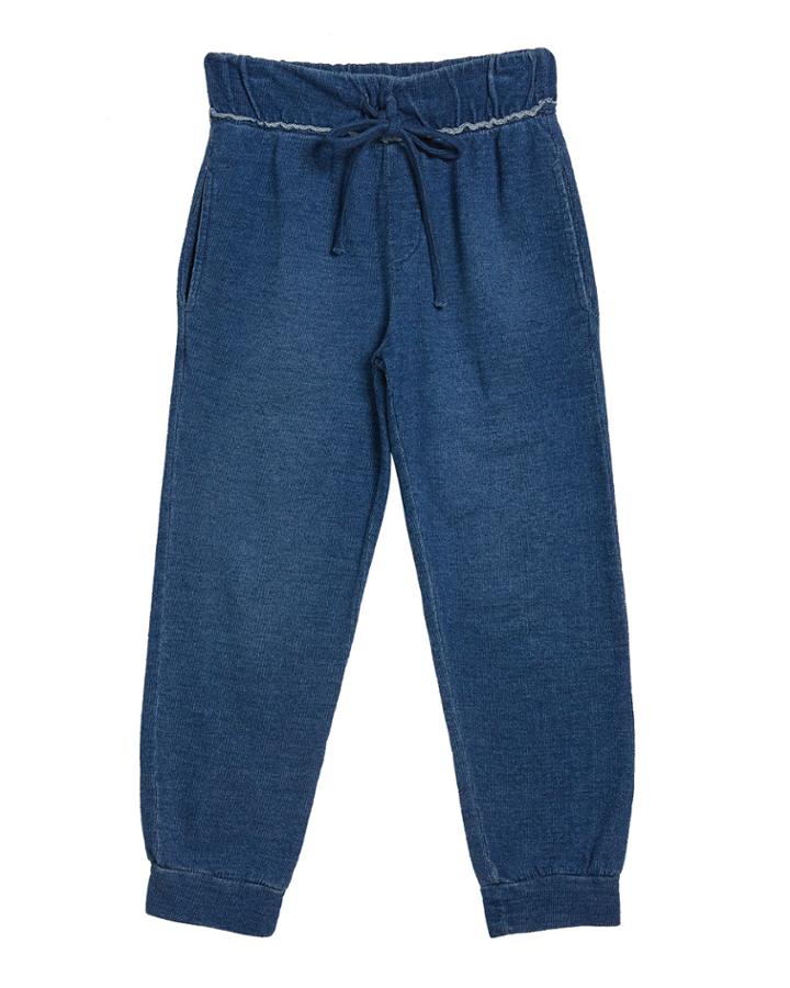 Girl's Fray Waist Jogger Pants,