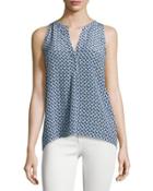 Aruna Sailboat-print Tank, Porcelain