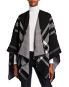 Double-face Wool Cape