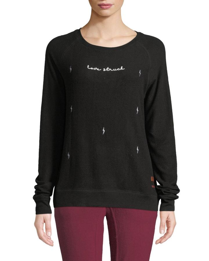 Comfy Lovestruck Embroidered Top