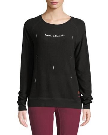 Comfy Lovestruck Embroidered Top