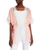 Island Breeze Lace Pompom Topper