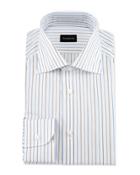 Alternating Striped Dress Shirt,